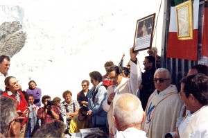 Don Angelo VIgano Sabato 5 agosto 1989 festa della Madonna dei ghiacci e centenario prima ascensione del sacerdote Achille Ratti sul Rosa